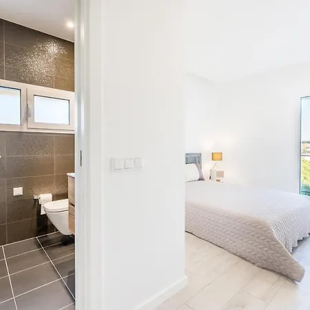 Apartamento T3 Ocean Blue Апартаменты Назаре